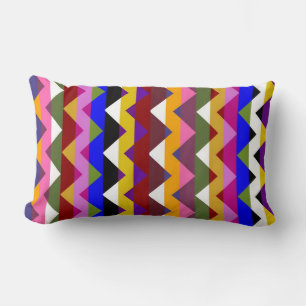 Aztec Zickzack Zigzag Streifenmuster 2 Lendenkissen