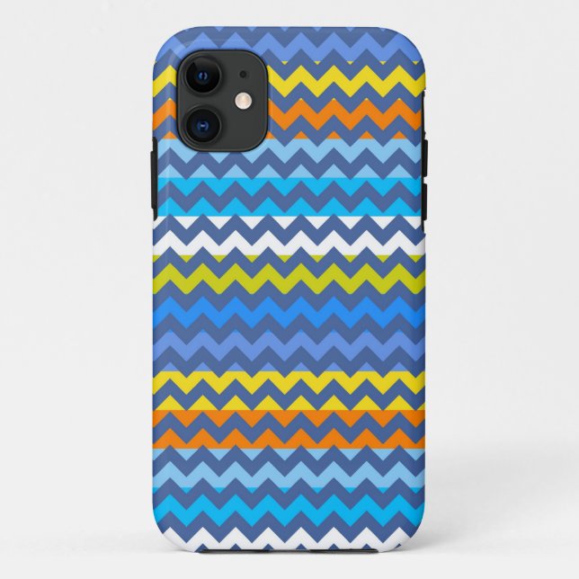 Aztec Zickzack Zigzag Streifenmuster 3 Case-Mate iPhone Hülle (Rückseite)