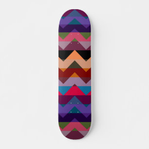 Aztec Zickzack Zigzag Streifenmuster Skateboard