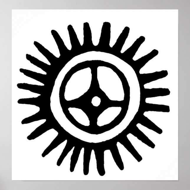 Azteca Pride Print 9 Poster (Vorne)