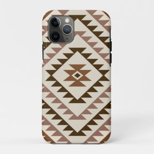 Aztek-Diamant-Muster-Design Braun+Creme Case-Mate iPhone Hülle