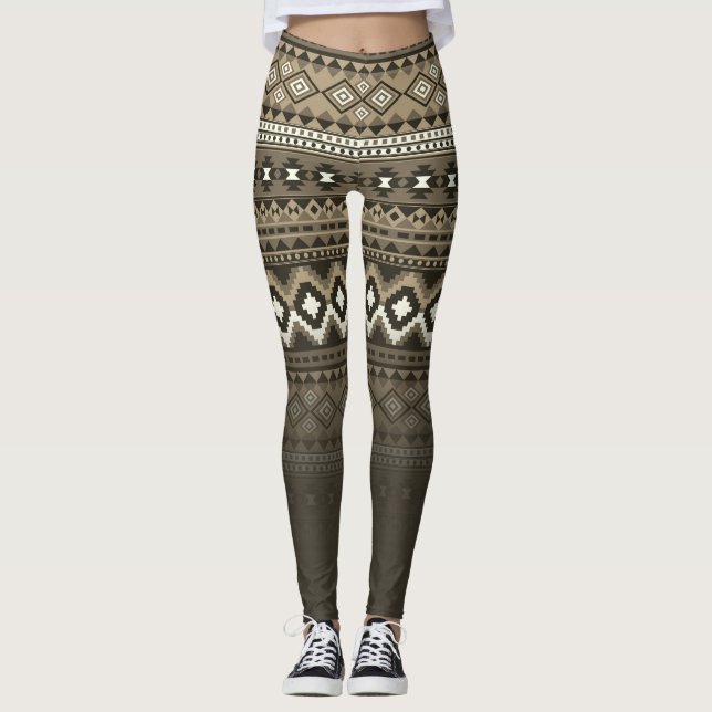 Aztek Muster stylish Leggings (Vorderseite)