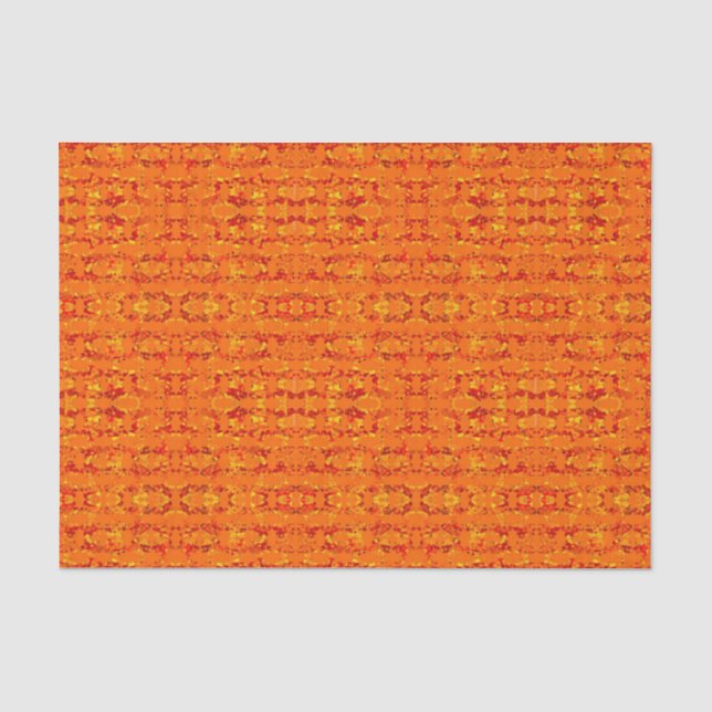 Aztek Orange Tissue Seidenpapier (Vorderseite)