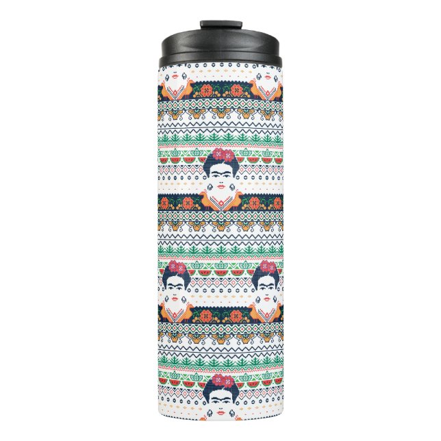 Azteke Frida Kahlos | Thermosbecher (Vorderseite)
