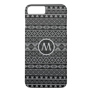 Azteke Stylized Ptn Schwarzes u. Grau I Case-Mate iPhone Hülle