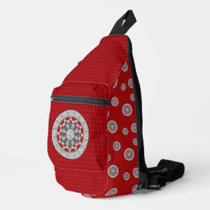 Azteke trifft Außerirdischen Crossbody Bag