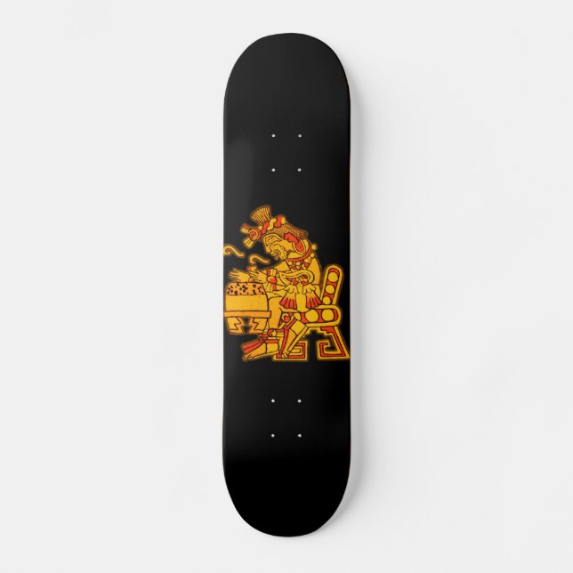 Azteken-Design Skateboard (Vorderseite)