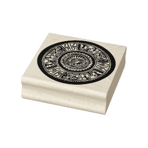 Azteken-Design-Stempel Gummistempel