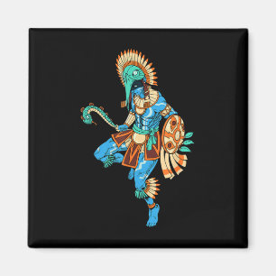 Azteken Gott des Krieges und der Sonne - Huitzilop Magnet