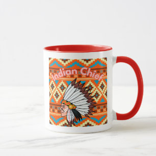 Azteken Indische HauptTasse Tasse
