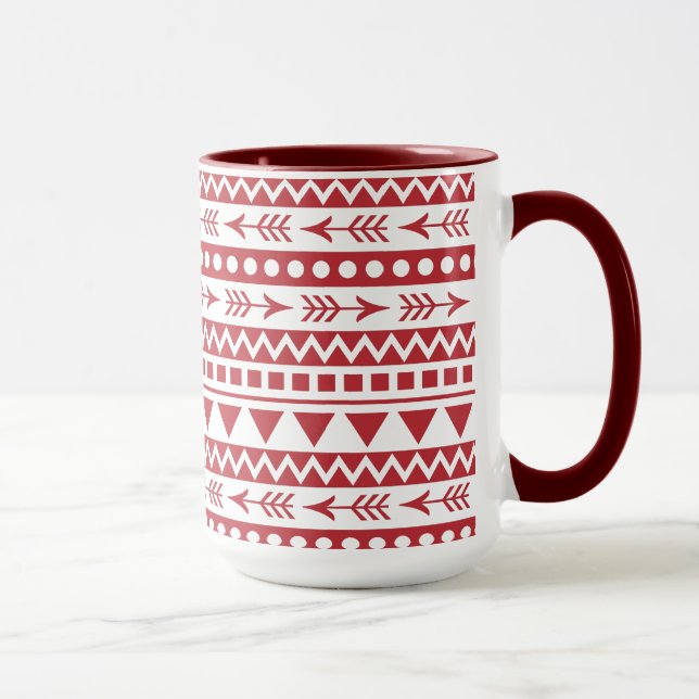 Azteken-Pattern-Tasse Tasse (Rechts)