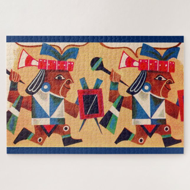Azteken Puzzle (Horizontal)