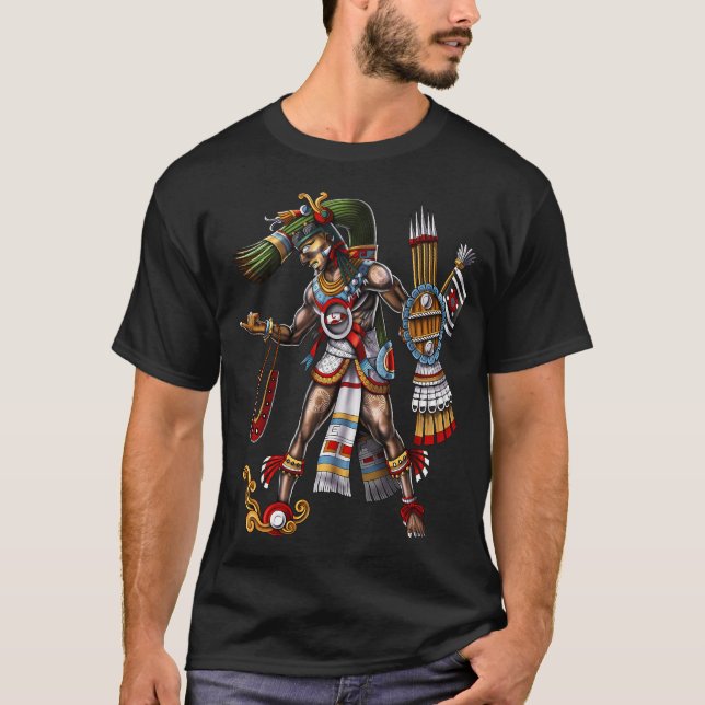 Aztekengott Tezcatlipoca T-Shirt (Vorderseite)