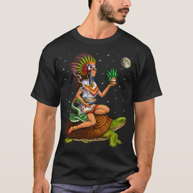 Aztekengöttin Mayahuel T-Shirt (Vorderseite)