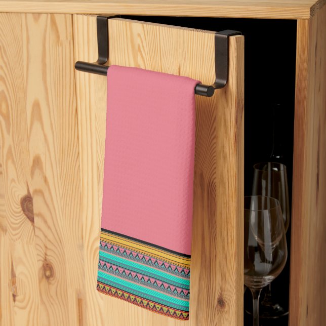 Aztekenkücher Geschirrtuch (Drittel gefaltet)