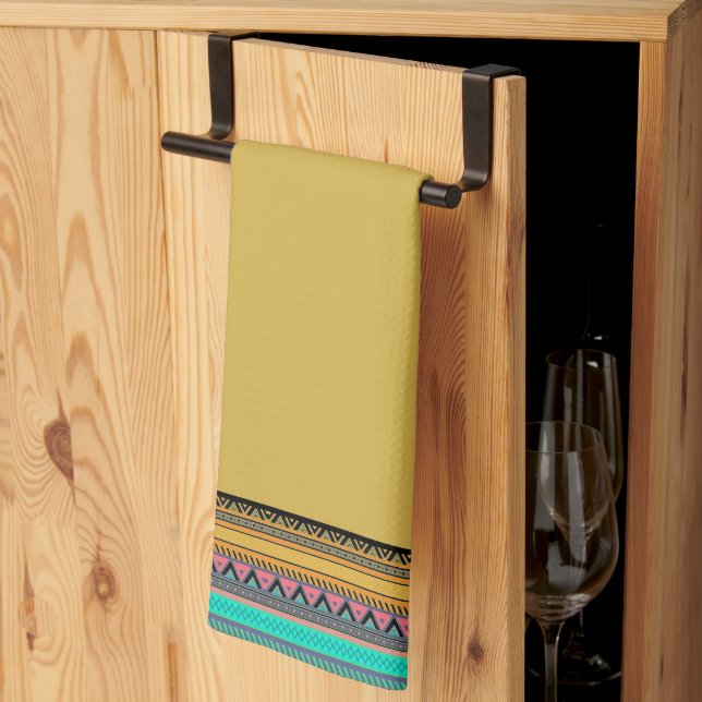 Aztekenkücher Geschirrtuch (Drittel gefaltet)