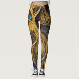 Aztekenkunst, lebendig, die Kultur reflektiert Leggings
