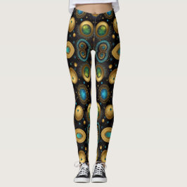 Aztekenkunst, lebendig, die Kultur reflektiert Leggings