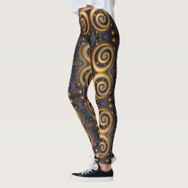 Aztekenkunst, lebendig, die Kultur reflektiert Leggings