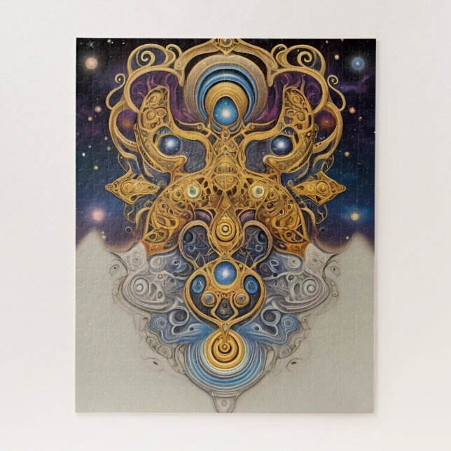 Aztekenkunst reich und lebendig puzzle (Vertikal)