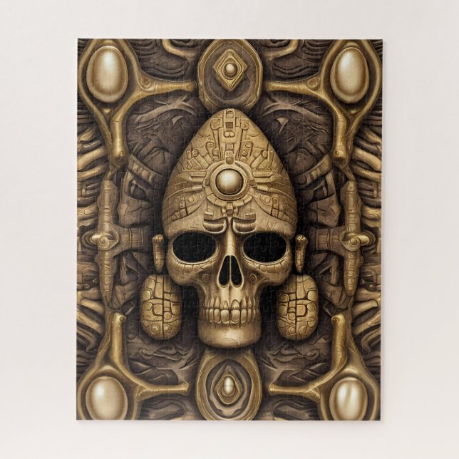 Aztekenkunst reich und lebendig puzzle (Vertikal)