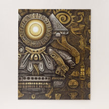 Aztekenkunst reich und lebendig