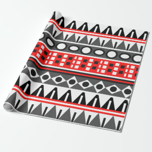 Aztekenmuster Geschenkpapier