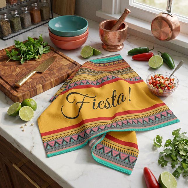 Aztekenstreifen "Fiesta" Geschirrtuch (Von Creator hochgeladen)
