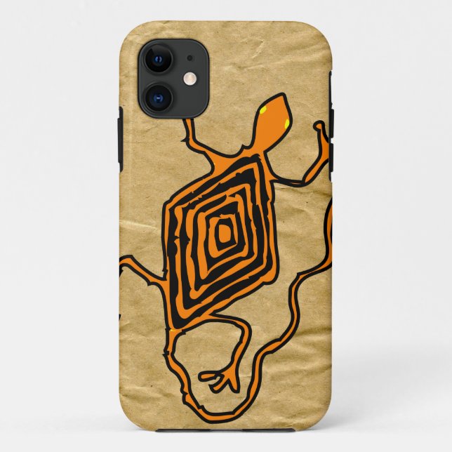 Aztekische Eidechse iPhone 5 Case-Mate Hülle (Rückseite)