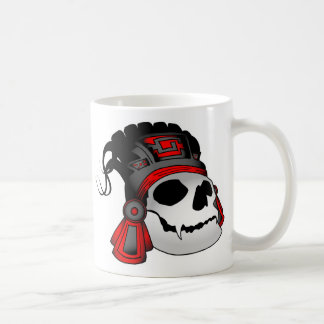 Aztekische Kriegers-Schädel-Kaffeetasse Tasse
