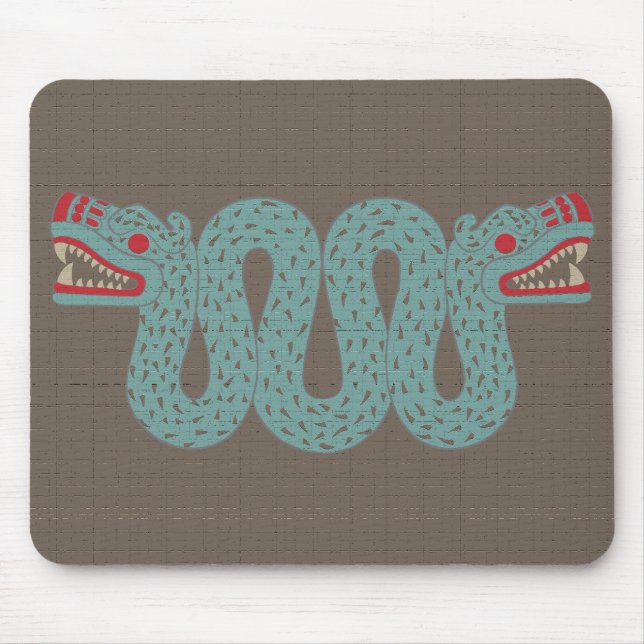 Aztekische Schlange Mousepad (Vorne)