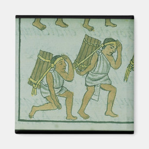 Aztekische Träger, vom 'florentinischen Codex Magnet