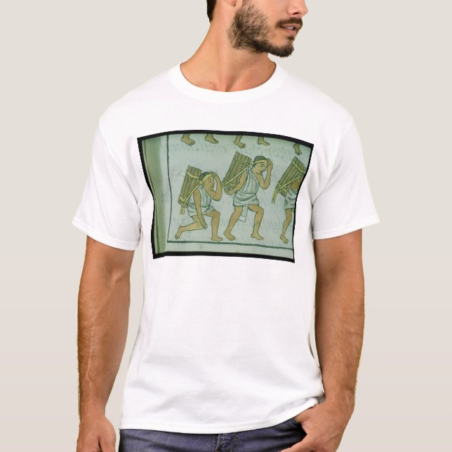 Aztekische Träger, vom 'florentinischen Codex T-Shirt (Vorderseite)