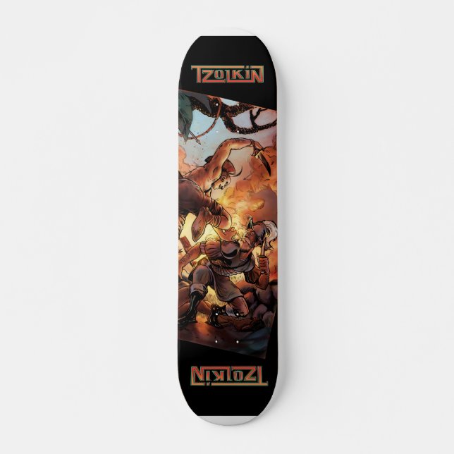 Aztekischer Angriff Skate2 Skateboard (Vorne)