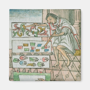 Aztekischer Federhandwerker Magnet