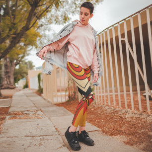 Aztekischer Flachstil Leggings
