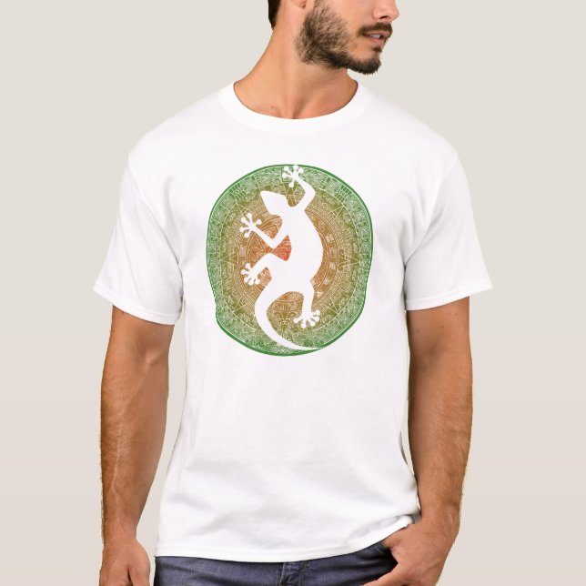 Aztekischer Gecko T-Shirt (Vorderseite)