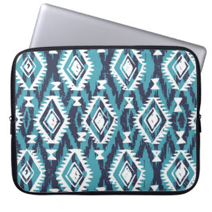 Aztekischer geometrischer Stammes-Navajo-Druck Laptopschutzhülle