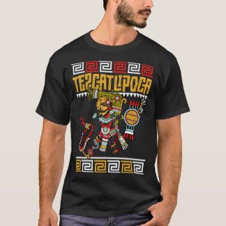 Aztekischer Gott der Nacht Tezcatlipoca T-Shirt