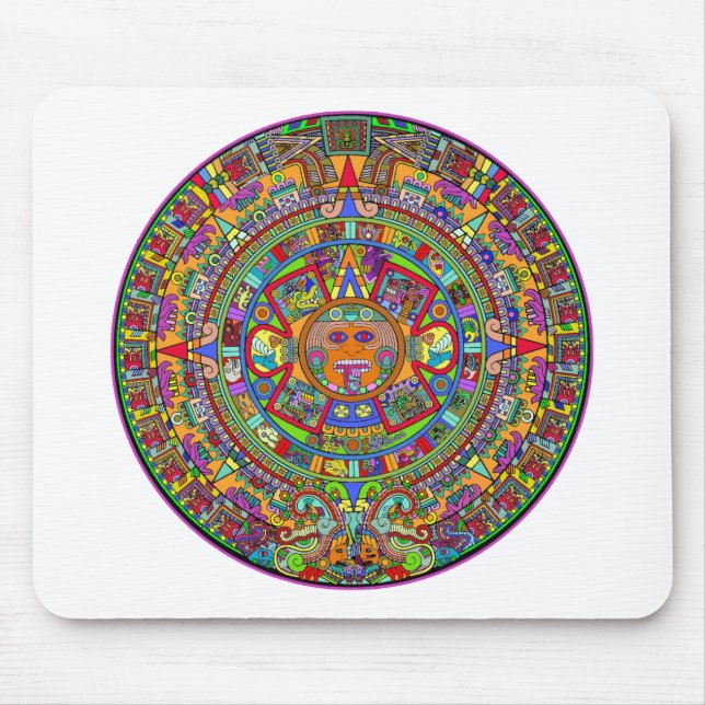Aztekischer Kalender Mousepad (Vorne)