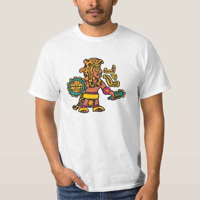Aztekischer Shaman T-Shirt (Vorderseite)