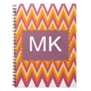 Aztekischer Stammes- Zickzack Notizblock