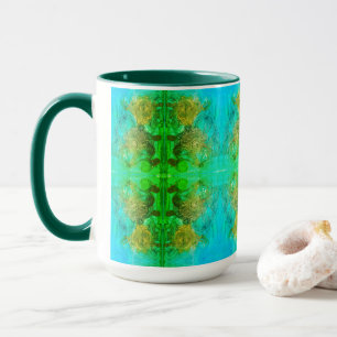 Aztekisches grünes Abenteuer Tasse