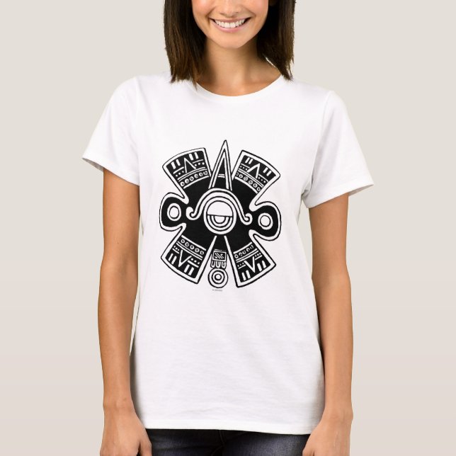 Aztekisches Universum T-Shirt (Vorderseite)