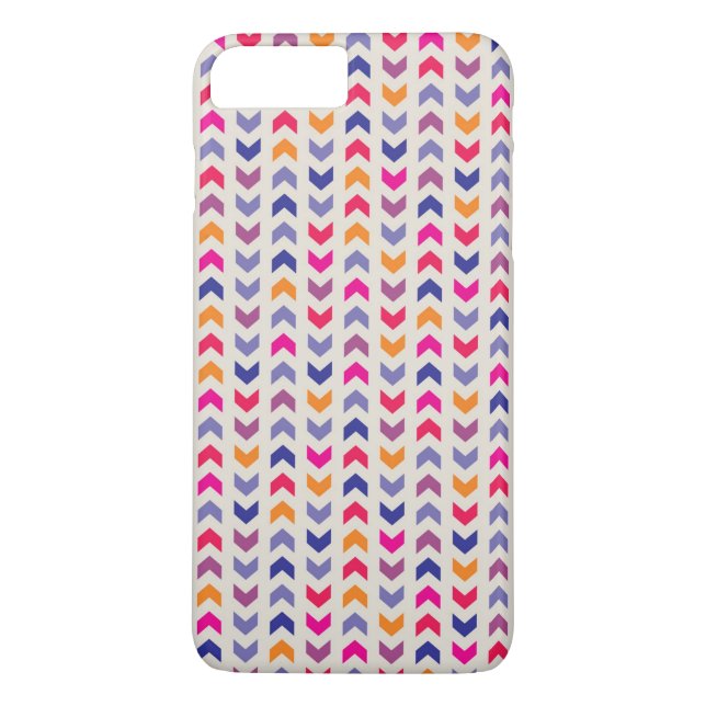 Aztekisches Zickzack buntes Muster Case-Mate iPhone Hülle (Rückseite)