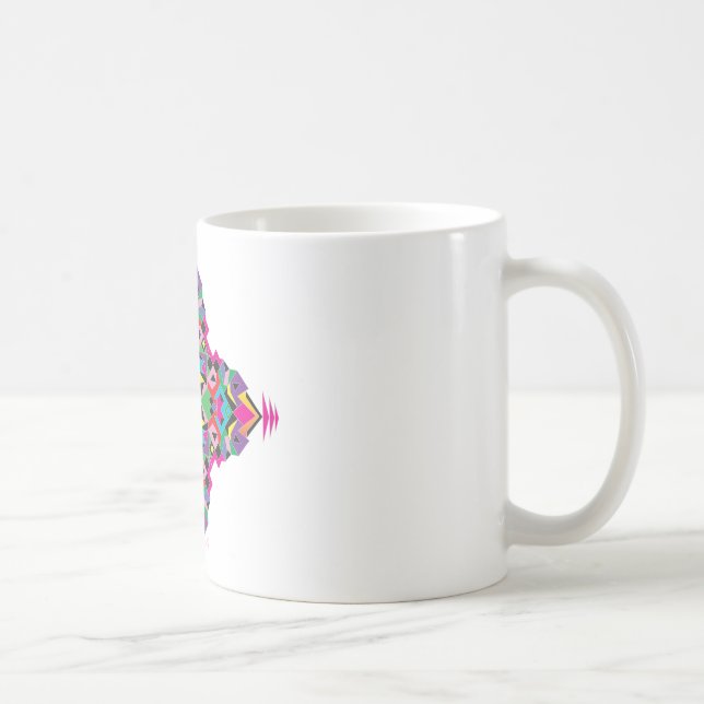 Aztez Muster Design Kaffeetasse (Rechts)