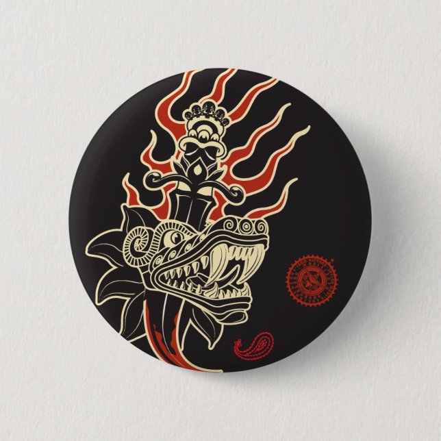 AZTK-Qutzal Button (Vorderseite)