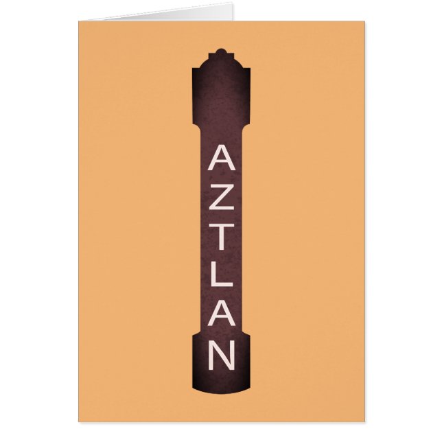 Aztlan-Theater-Schilder (Vorne)