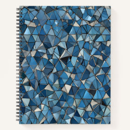 Azul Fragmentado Notizbuch