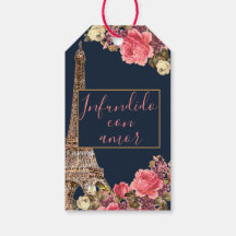 Azul marino Rosa "infundida de amor personalizada"